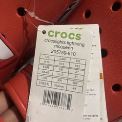 Lighting Mcqueen crocs 