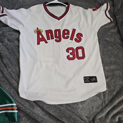 Nolan Ryan California Angels Jersey $75 Size Large