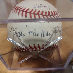 Stan Musil Baseball Autograph Cert