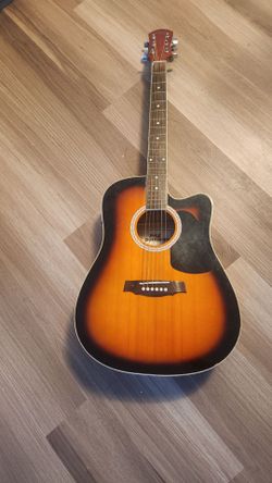 Pyle PGAKT40 SB Accoustic-Electric Guitar