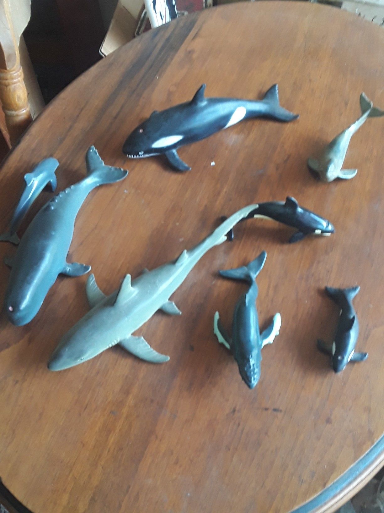 Rubber sea animal toys