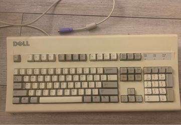 Vintage Dell Keyboard  Model AT101W