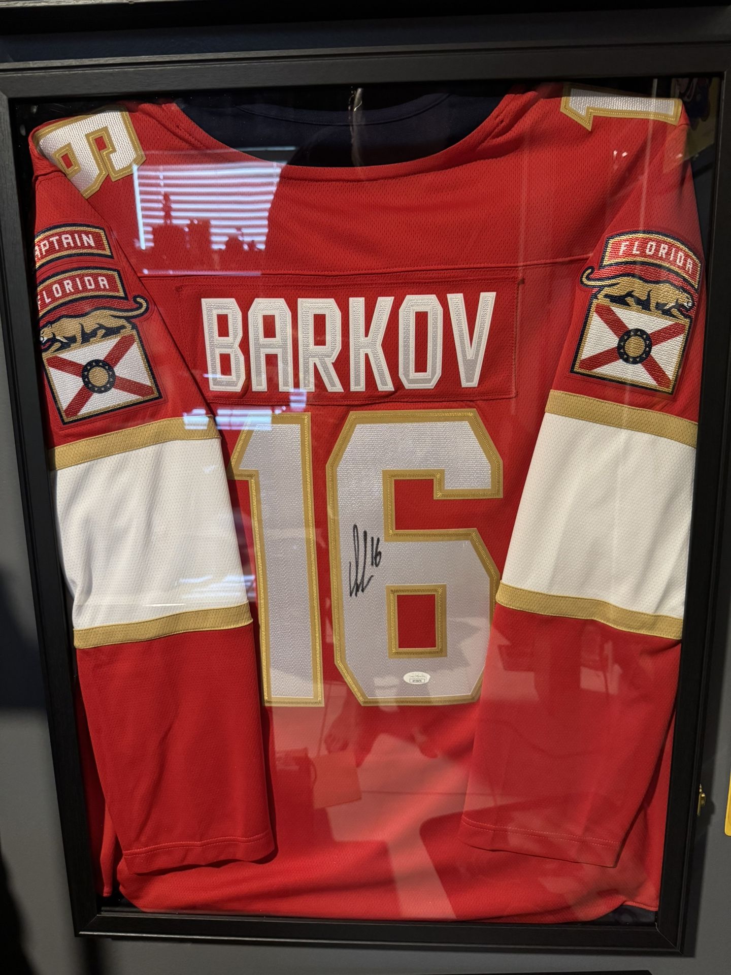 Signed Barkov Jersey