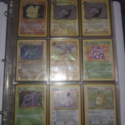 Vintage holo Pokemon cards
