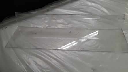acrylic shelf