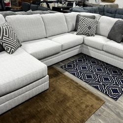 3 Piece White Sectional