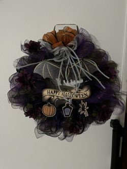 Large Halloween Wreath