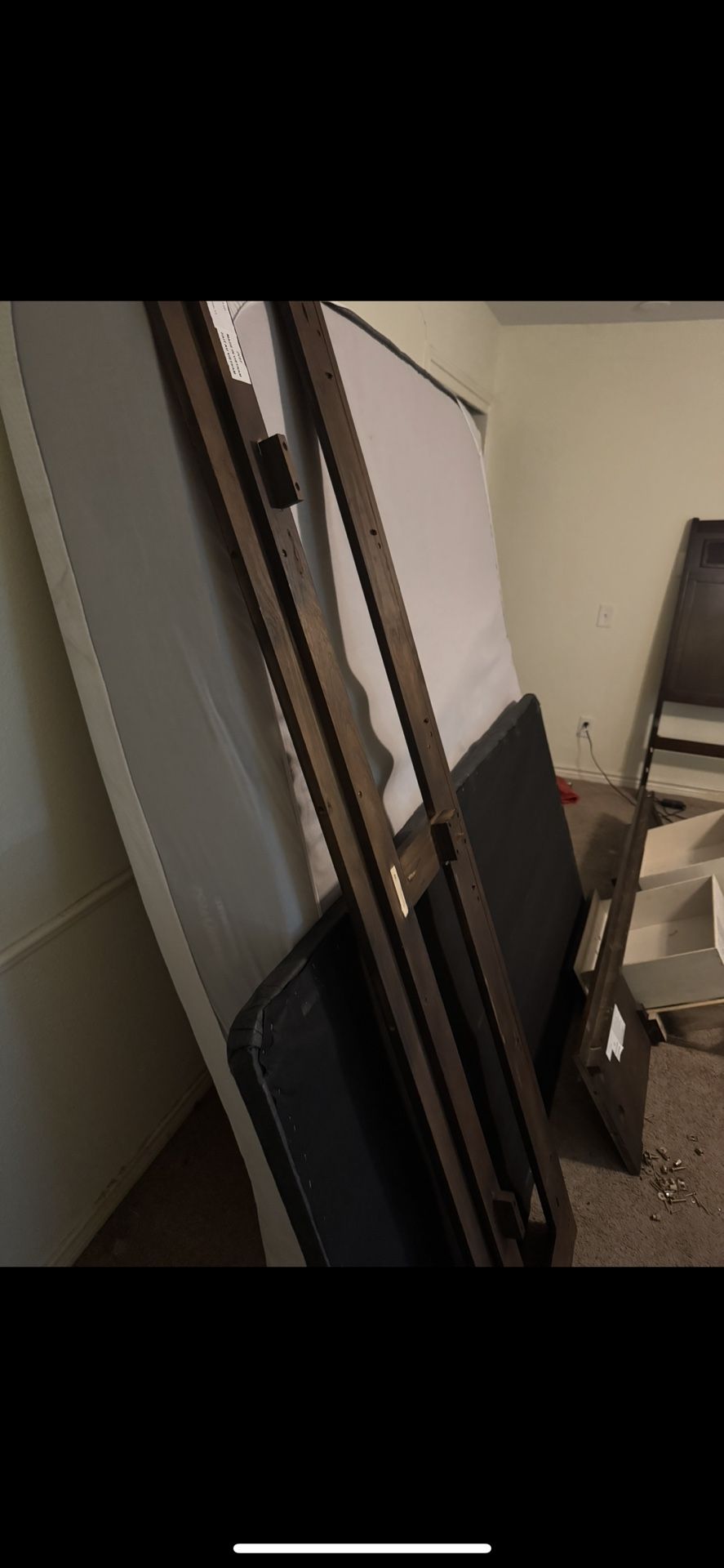 King Size Bed Frame With Mattress