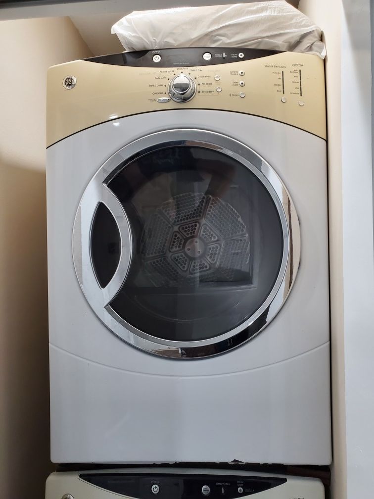 HE stackable washer and dryer