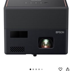 Epson EF12 Smart Streaming Laser Projector, HDR, Android TV, Movies, Family Gaming, Portable, sound by Yamaha, 3LCD, Full HD 1080p, 10