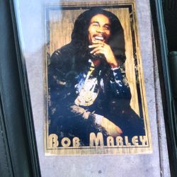 Wood Bob Marley Decor Print