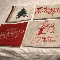New Christmas Holiday Pillow Covers $4 each