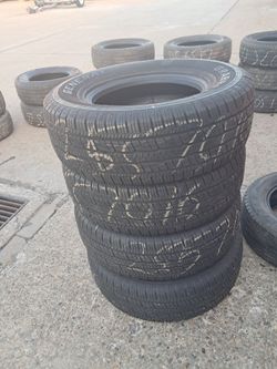 4 GENERAL GRABBER 255 70 16 TIRES GREAT SHAPE