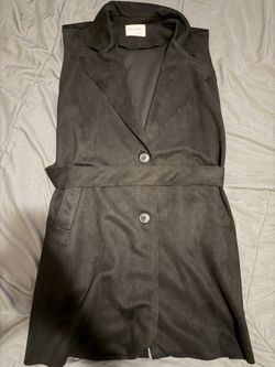 Sleeveless coat / Size small