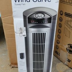 Tower Fan Wind Curve