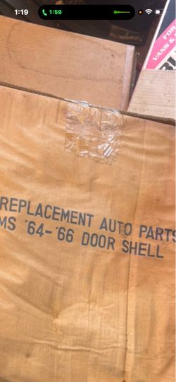 1964-66 door shell for duster and mustang