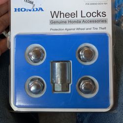 New Honda wheel locks