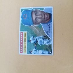 56 Topps Ernie Banks 