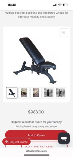 PMX commercial adjustable bench