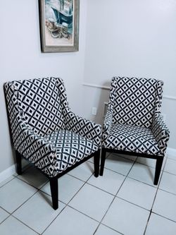 Chairs set fabric material clean