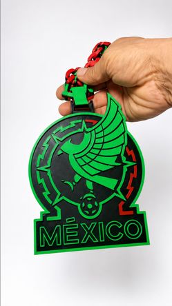 Mexico world cup pendant with Chain