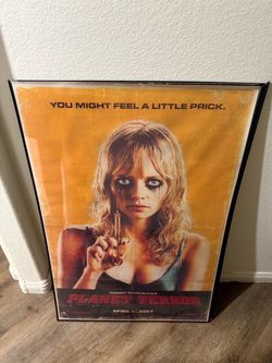 2 Framed Horror Movie Posters – Planet Terror & Friday the 13th Jason Lives