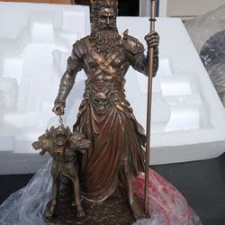 Greek Bronze Statue Of Hades