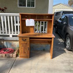 Computer Desk With Side Drawer