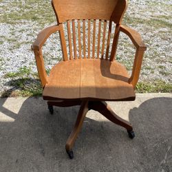 Wooden Desk Chair