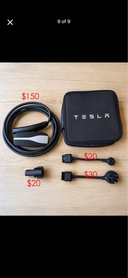 Tesla Mobile Connector with Carrying Case and Adapters pricing varies see description