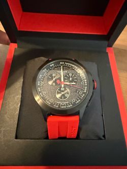 Tissot La Vuelta red cycling watch Swiss movement
