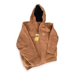 Carhartt Full Swing® Loose Fit Washed Duck Fleece-Lined Active Jac - 2 Warmer Rating