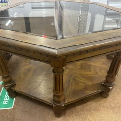 Glass Top Center Table 