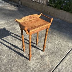 Antique Dry Sink End Table Entry Way Table 