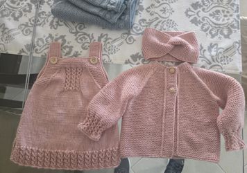 Hand Knit Baby Clothes