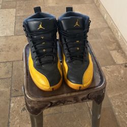 Jordan 12 Retired Black University Gold 