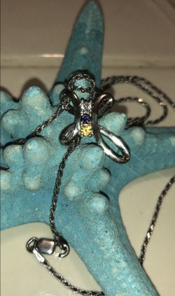 Beautiful Cross Necklace Sterling Silver