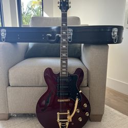 Epiphone Riviera Custom P93 Wine Red