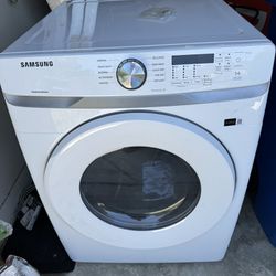 New Samsung Electric Dryer 7.5 Cu Ft W Sensor Dry White