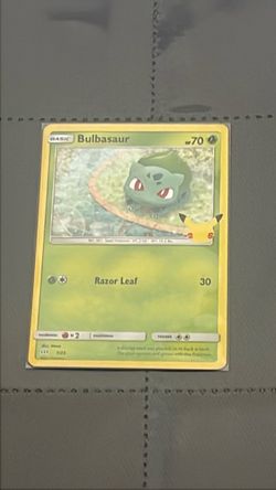 Pokemon Bulbasaur 1/25 Holo McDonald's 2021 25th Anniversary English NM