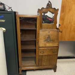 Antique Drop Front Secretary Desk