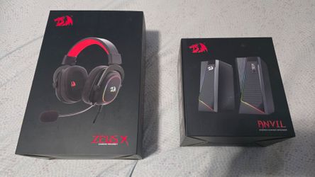 Redragon Headset and Speakers bundle