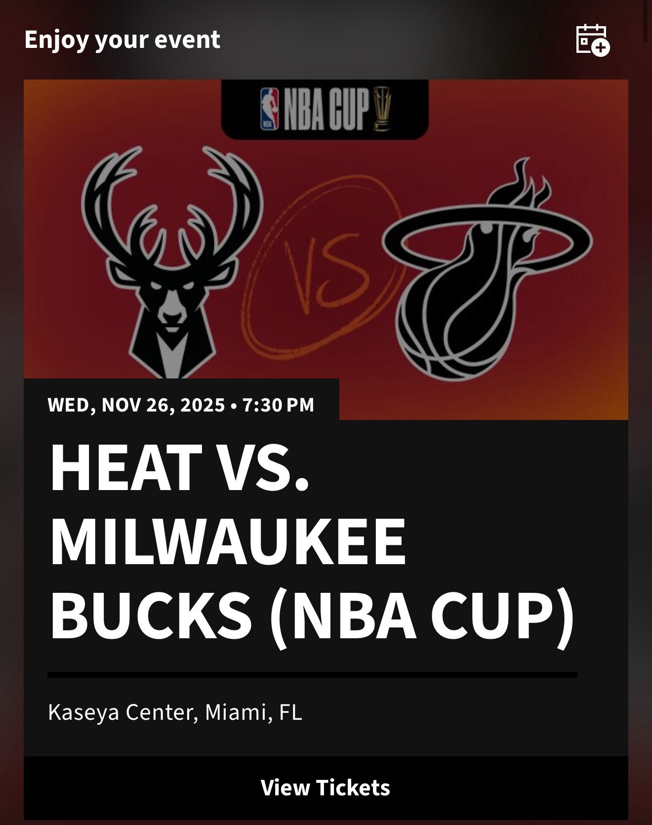 Miami HEAT TICKETS 
