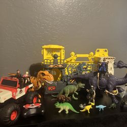 Dinosaur Toys And Jurassic Park Rc Car