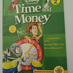 Disney learning time and money book, grade 2
