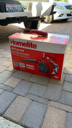 Home light two stroke, blower and vacuum
