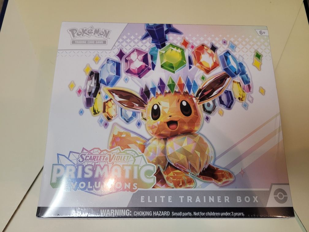 Pokemon Prismatic Evolutions Elite Trainer Box (etb)