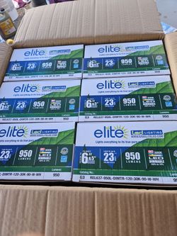 Elite led can light trims box of 6 new