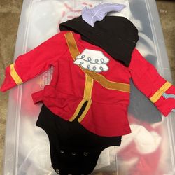 Captain Hook Costume 3-6m