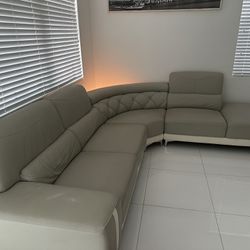 Leather Sectional Sofa Customized 
